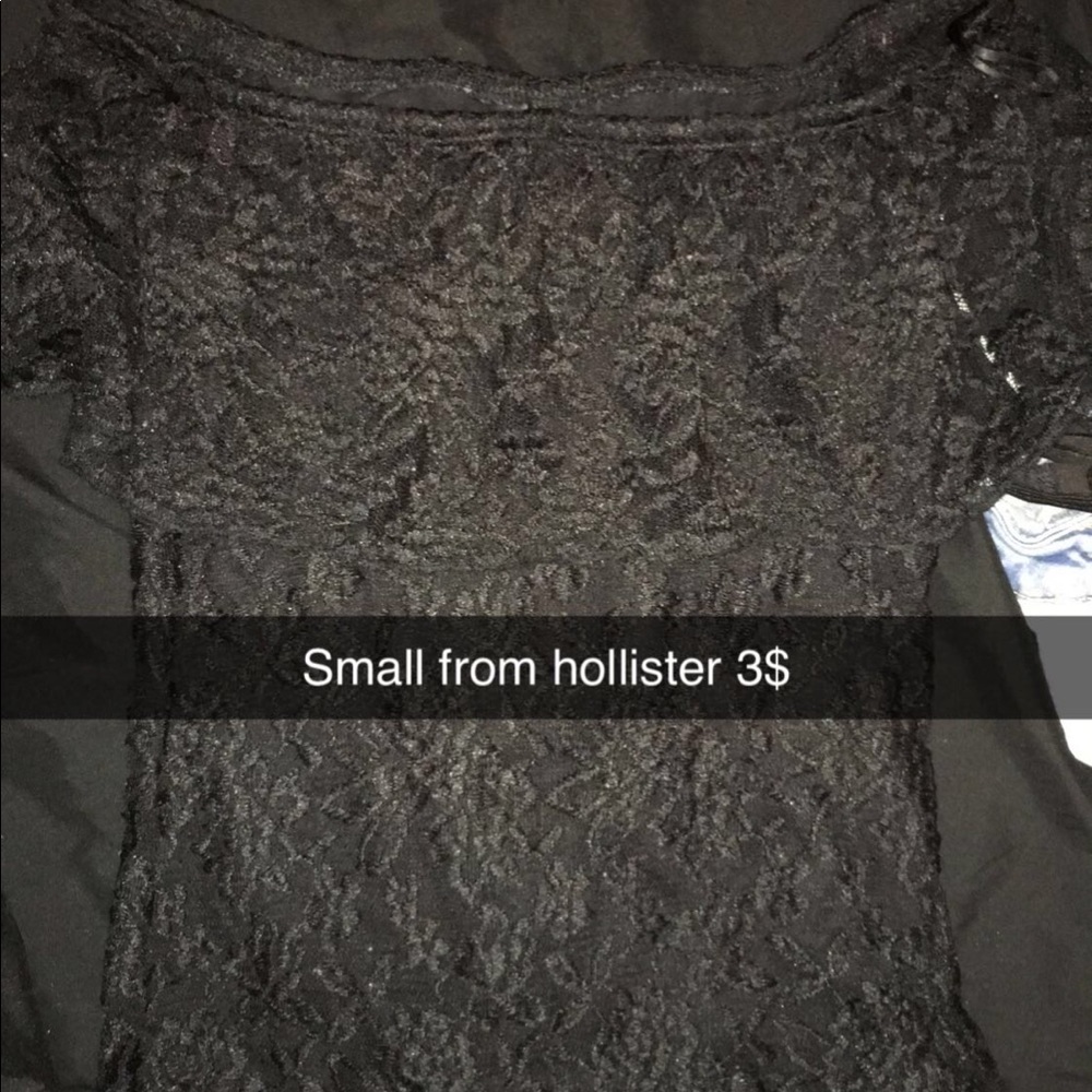 Cropped off the shoulder shirt